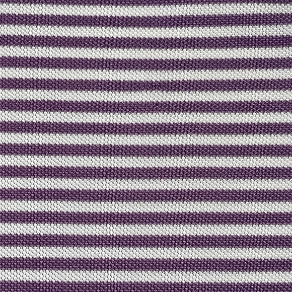 Peter Millar Large L Summer Comfort Golf Polo Shirt Hamilton Farm Purple Striped - Picture 6 of 16